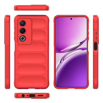 OPPO A3 Pro India Magic Shield Phone Case - Durable TPU + Flannel, Stylish Protection, Brightly Coloured, Wear-Resistant-buycases.co.uk