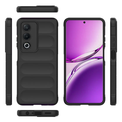 OPPO A3 Pro India Magic Shield Phone Case - Durable TPU + Flannel, Stylish Protection, Brightly Coloured, Wear-Resistant-buycases.co.uk