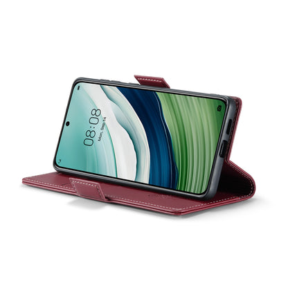 Huawei Mate 60 Leather Wallet Case - RFID Blocking, Stand Function, Card Slots