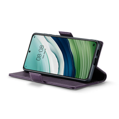 Huawei Mate 60 Leather Wallet Case - RFID Blocking, Stand Function, Card Slots