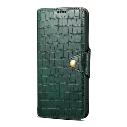 Huawei Mate 60 Pro+ Denior Leather Case - Crocodile Texture with Oil Edge, Wallet & Kickstand Features-buycases.co.uk