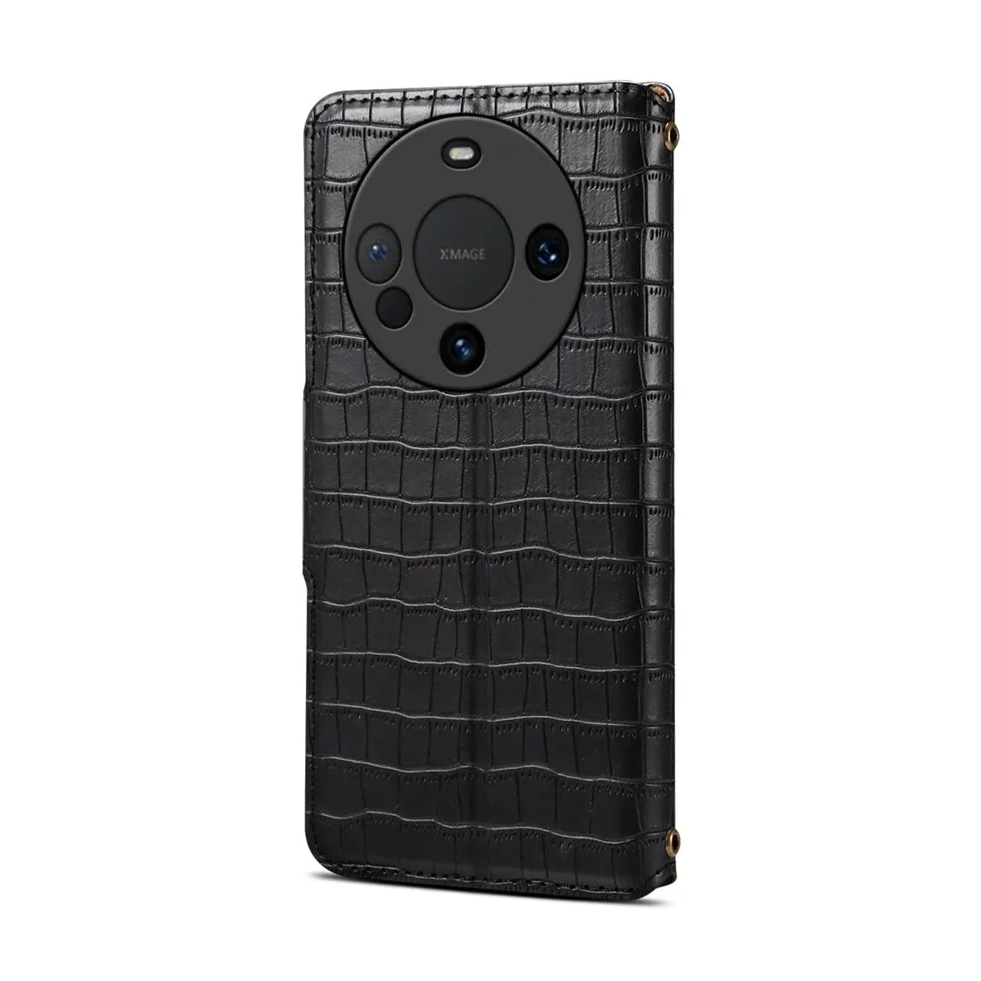 Huawei Mate 60 Pro+ Denior Leather Case - Crocodile Texture with Oil Edge, Wallet & Kickstand Features-buycases.co.uk