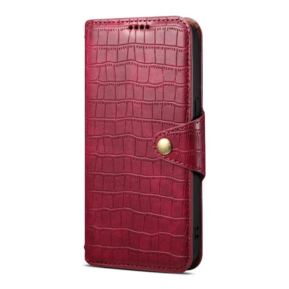 Huawei Mate 30 Denior Leather Case - Crocodile Texture with Oil Edge, Wallet & Kickstand Features-buycases.co.uk
