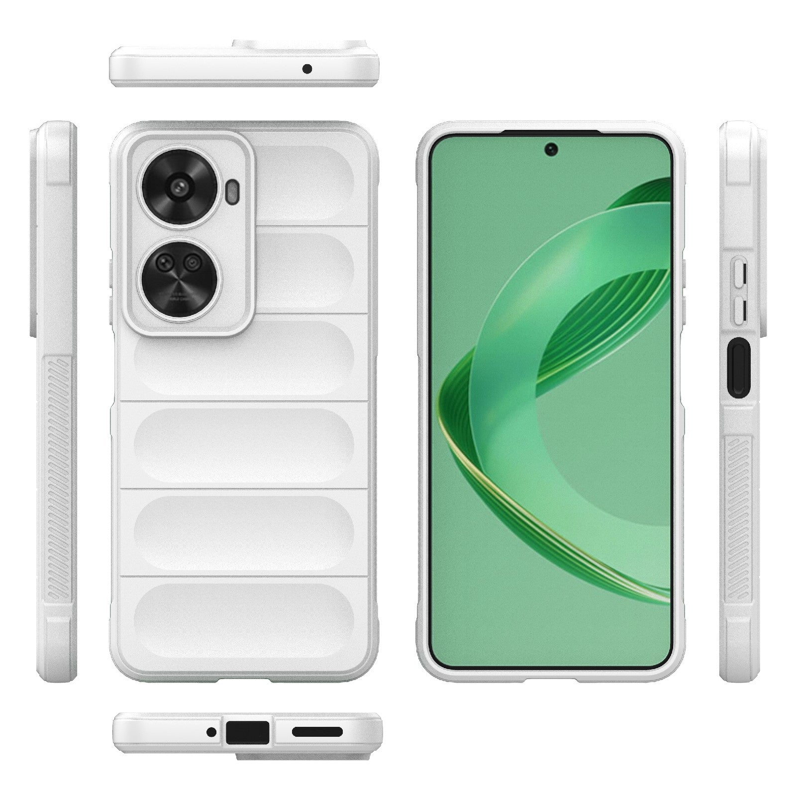 Huawei Nova 11 SE Magic Shield Phone Case – Durable TPU + Flannel, Stylish Protection, Brightly Coloured, Wear-Resistant-buycases.co.uk