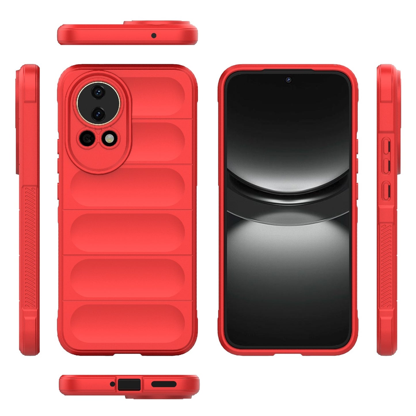 Huawei Nova 12 5G Magic Shield Phone Case – Durable TPU + Flannel, Stylish Protection, Brightly Coloured, Wear-Resistant-buycases.co.uk