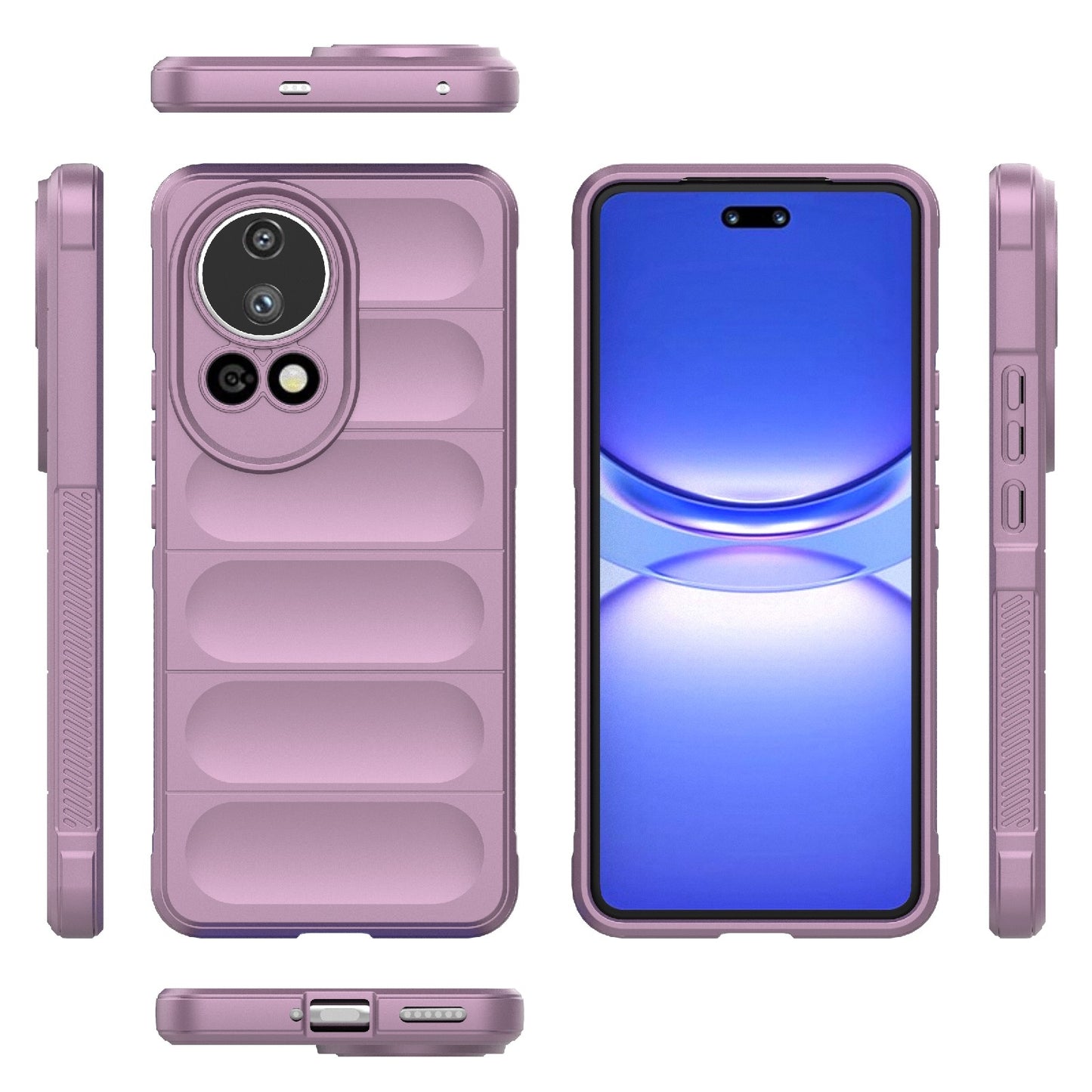 Huawei Nova 12 Pro Magic Shield Phone Case – Durable TPU + Flannel, Stylish Protection, Brightly Coloured, Wear-Resistant-buycases.co.uk