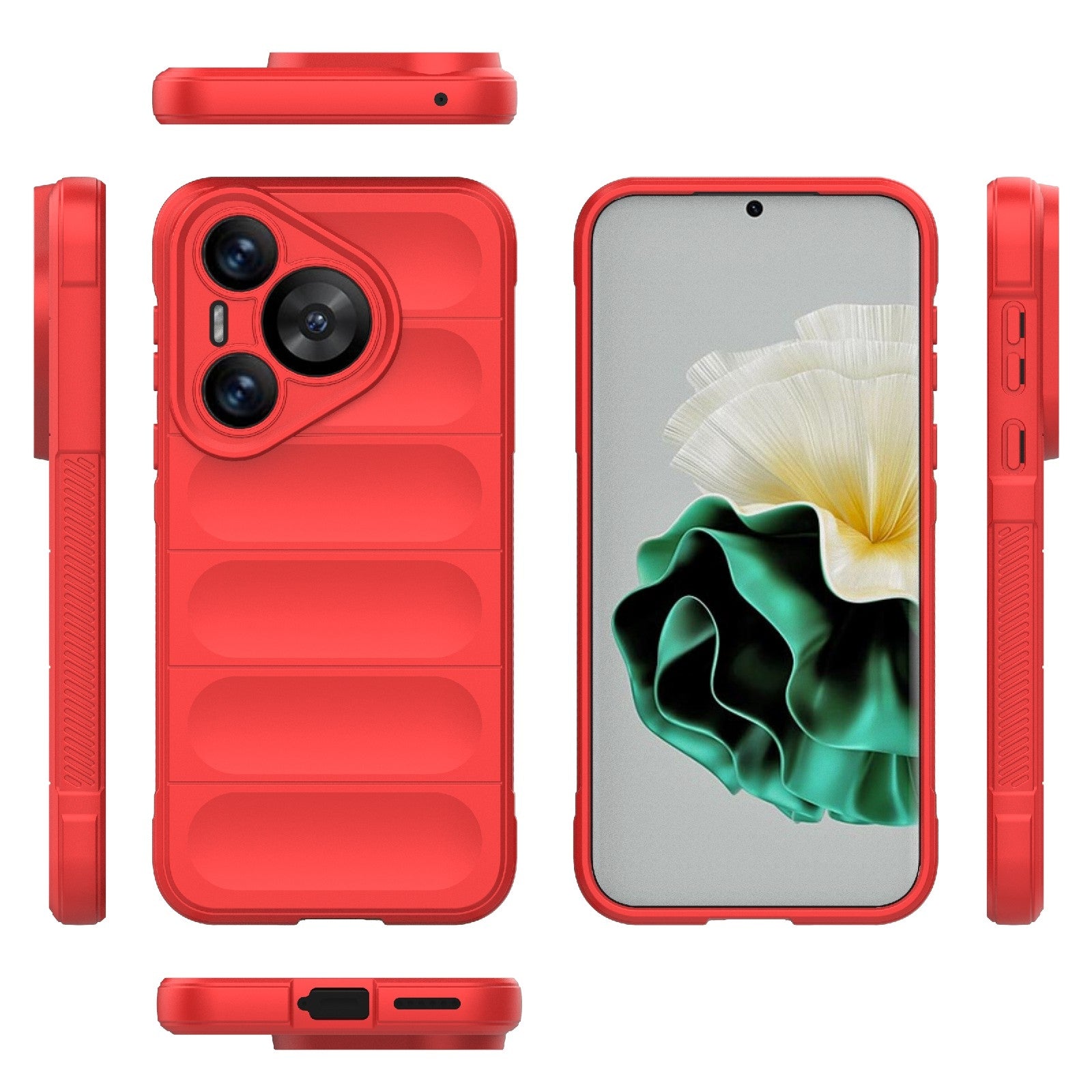 Huawei Pura 70 Magic Shield Phone Case – Durable TPU + Flannel, Stylish Protection, Brightly Coloured, Wear-Resistant-buycases.co.uk