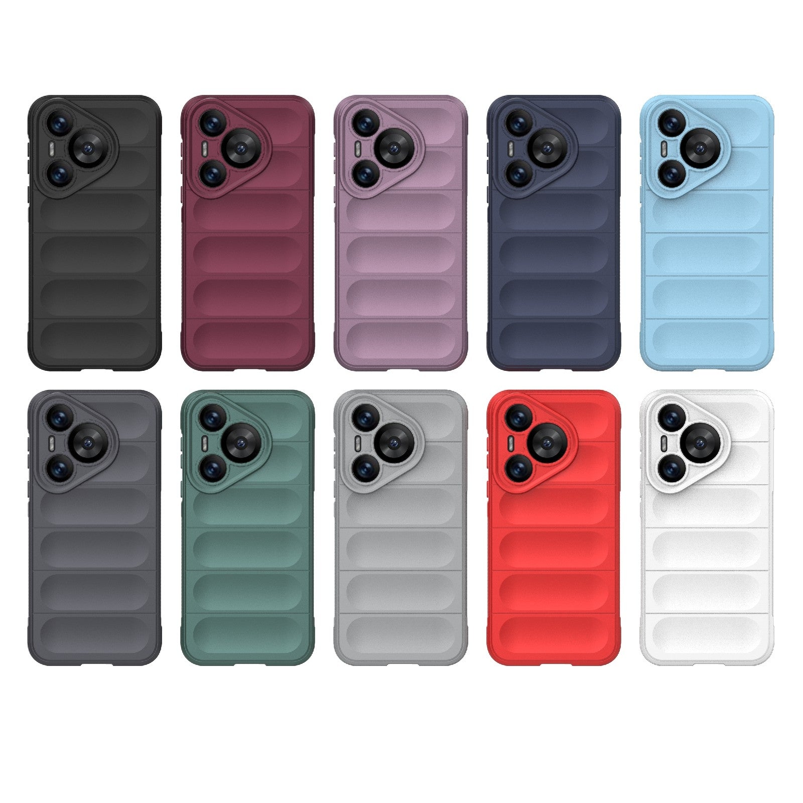 Huawei Pura 70 Magic Shield Phone Case – Durable TPU + Flannel, Stylish Protection, Brightly Coloured, Wear-Resistant-buycases.co.uk