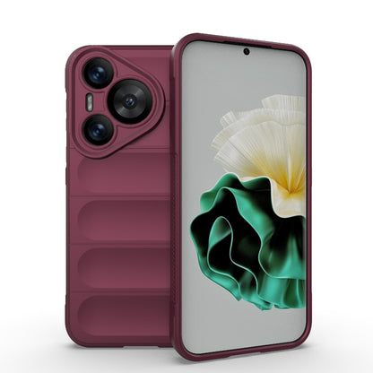 Huawei Pura 70 Magic Shield Phone Case – Durable TPU + Flannel, Stylish Protection, Brightly Coloured, Wear-Resistant-buycases.co.uk