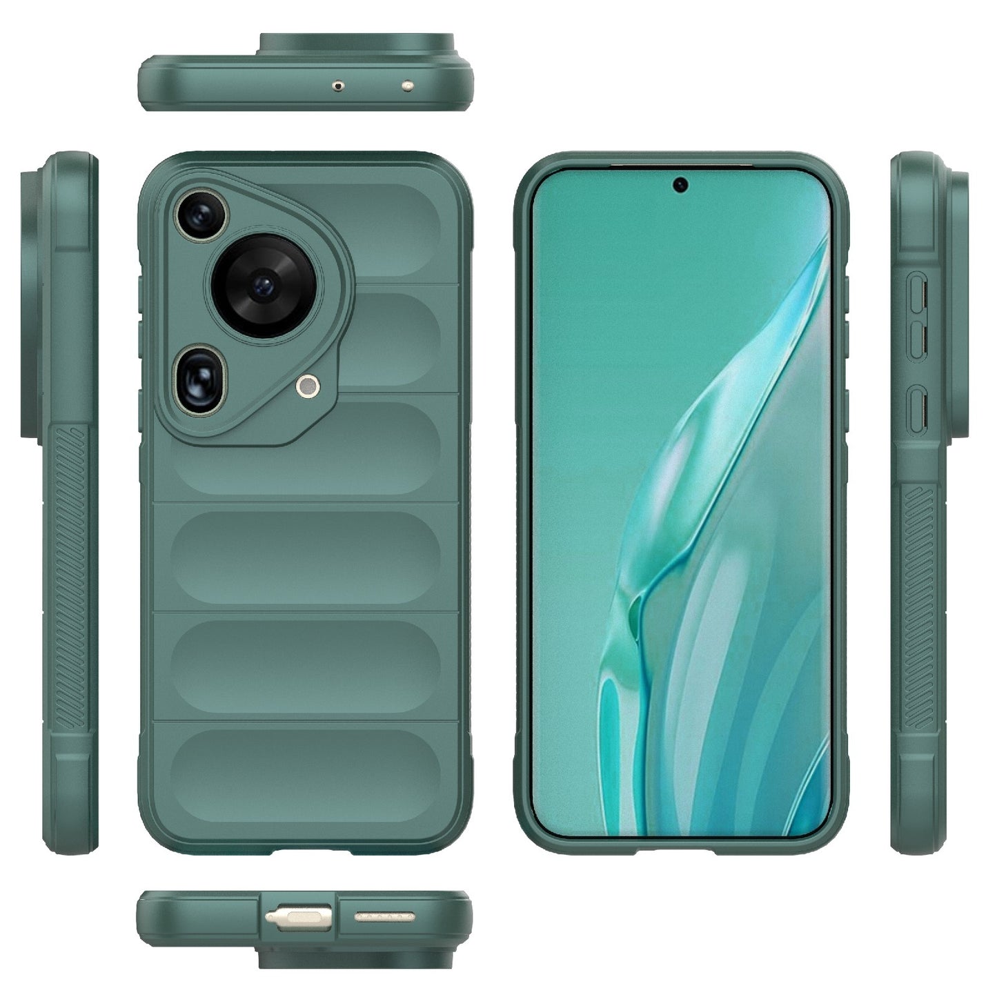 Huawei Pura 70 Ultra Magic Shield Phone Case – Durable TPU + Flannel, Stylish Protection, Brightly Coloured, Wear-Resistant-buycases.co.uk
