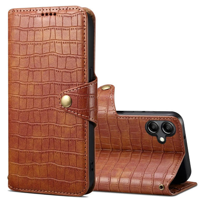 Samsung Galaxy A05 Denior Leather Case - Crocodile Texture with Oil Edge, Wallet & Kickstand Features (Copy)-buycases.co.uk