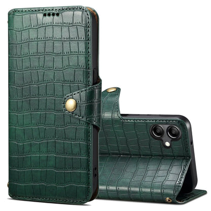 Samsung Galaxy A05 Denior Leather Case - Crocodile Texture with Oil Edge, Wallet & Kickstand Features (Copy)-buycases.co.uk