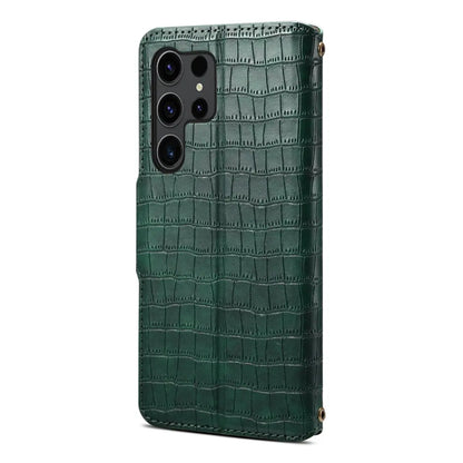 Samsung Galaxy A05 Denior Leather Case - Crocodile Texture with Oil Edge, Wallet & Kickstand Features (Copy)-buycases.co.uk