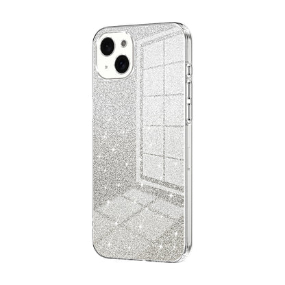 iPhone 15 Plus Luxury Glitter Gradient Powder Electroplated Case with Advanced Protection and Style