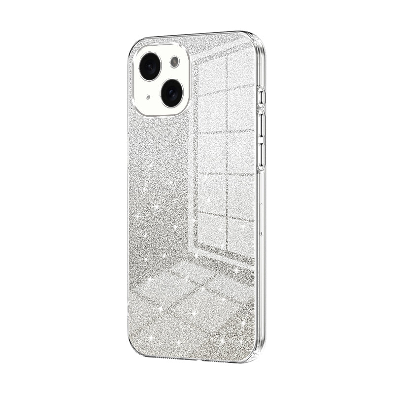 iPhone 15 Luxury Glitter Gradient Powder Electroplated Case with Advanced Protection and Style