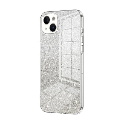 iPhone 14 Plus Luxury Glitter Gradient Powder Electroplated Case with Advanced Protection and Style