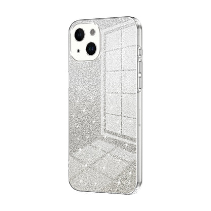 iPhone 14 Luxury Glitter Gradient Powder Electroplated Case with Advanced Protection and Style