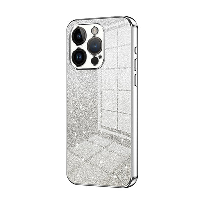 iPhone 14 Pro Luxury Glitter Gradient Powder Electroplated Case with Advanced Protection and Style