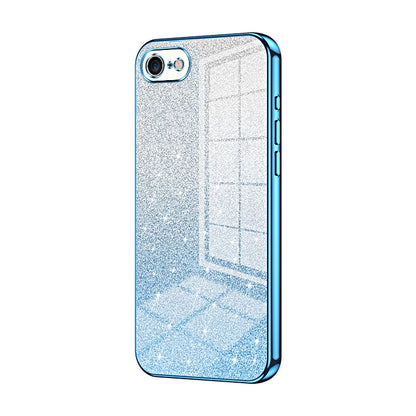 iPhone SE 2020 Luxury Glitter Gradient Powder Electroplated Case with Advanced Protection and Style