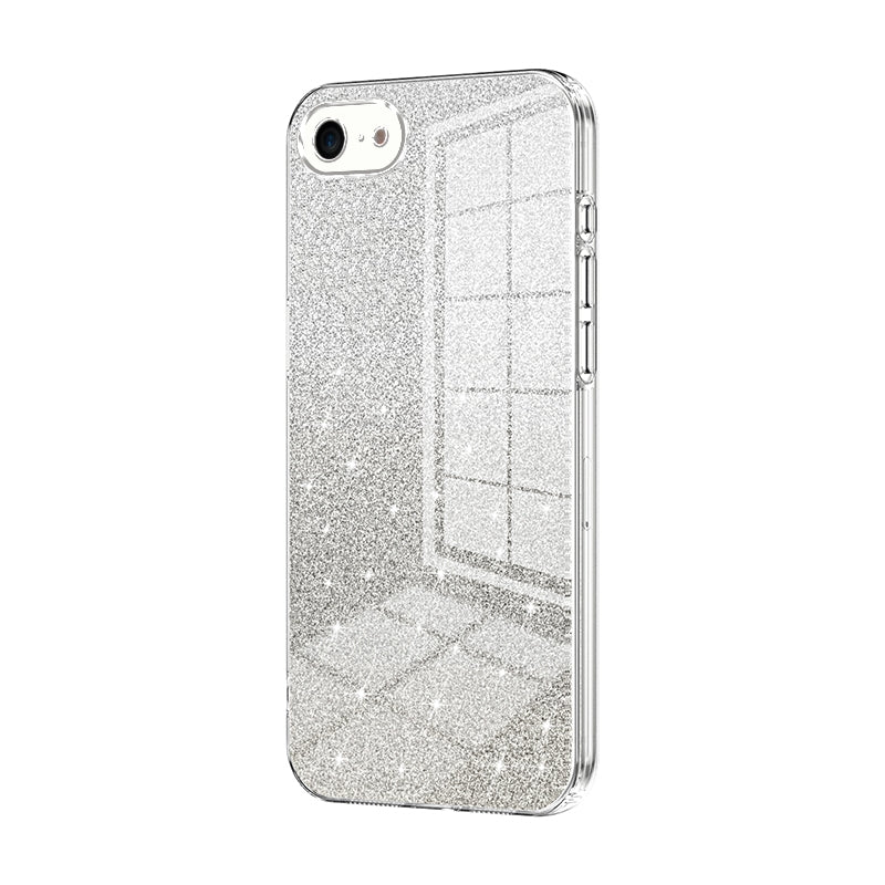 iPhone SE 2020 Luxury Glitter Gradient Powder Electroplated Case with Advanced Protection and Style