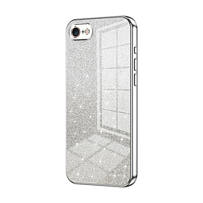 iPhone SE 2020 Luxury Glitter Gradient Powder Electroplated Case with Advanced Protection and Style