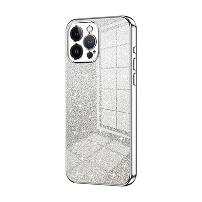 iPhone 13 Pro Max Luxury Glitter Gradient Powder Electroplated Case with Advanced Protection and Style