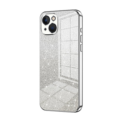 iPhone 13 Luxury Glitter Gradient Powder Electroplated Case with Advanced Protection and Style
