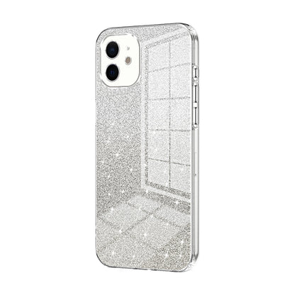 iPhone 12 Luxury Glitter Gradient Powder Electroplated Case with Advanced Protection and Style