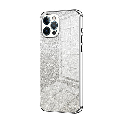 iPhone 12 Pro Luxury Glitter Gradient Powder Electroplated Case with Advanced Protection and Style