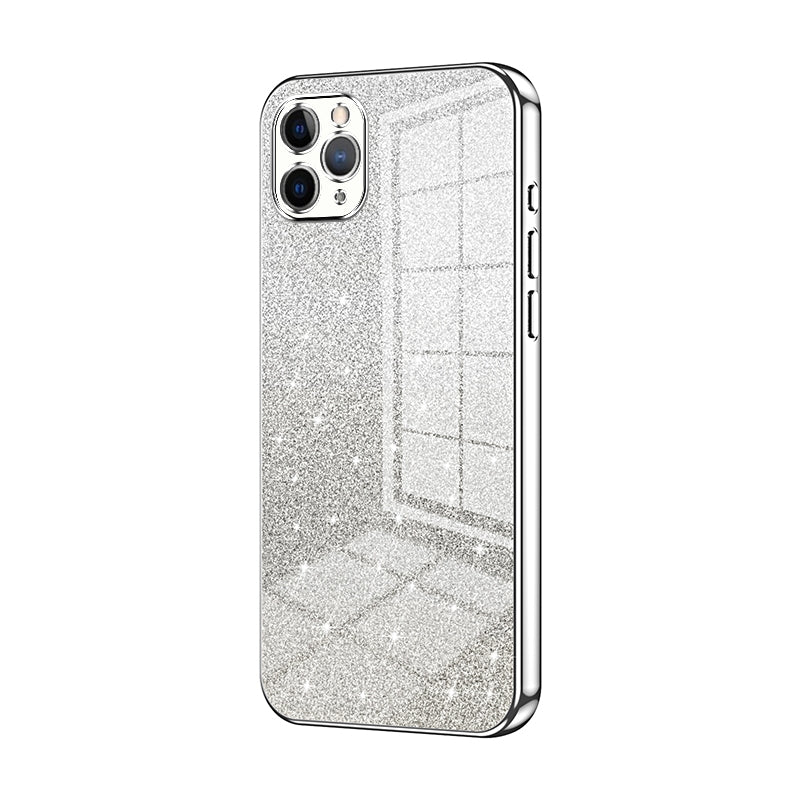 iPhone 11 Pro Max Luxury Glitter Gradient Powder Electroplated Case with Advanced Protection and Style