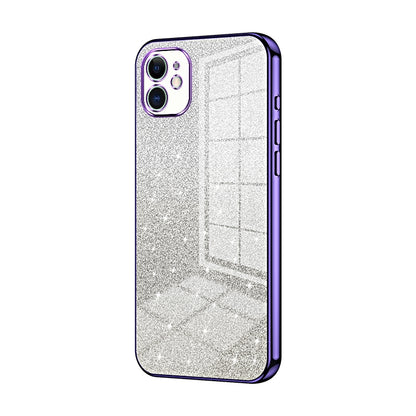 iPhone 11 Luxury Glitter Gradient Powder Electroplated Case with Advanced Protection and Style
