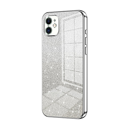 iPhone 11 Luxury Glitter Gradient Powder Electroplated Case with Advanced Protection and Style