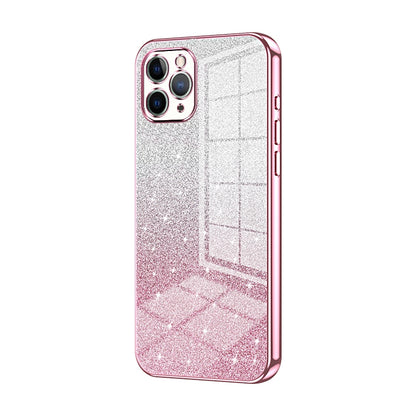 iPhone 11 Pro Luxury Glitter Gradient Powder Electroplated Case with Advanced Protection and Style