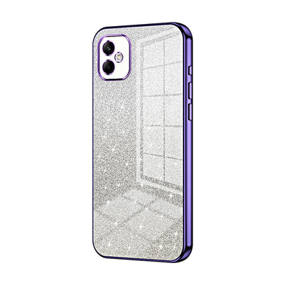 Samsung Galaxy A05 Luxury Glitter Gradient Powder Electroplated Case with Advanced Protection and Style