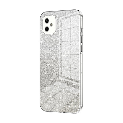 Samsung Galaxy A05 Luxury Glitter Gradient Powder Electroplated Case with Advanced Protection and Style