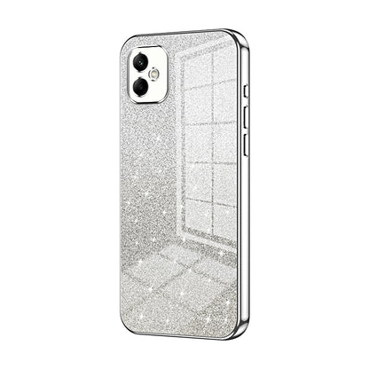 Samsung Galaxy A05 Luxury Glitter Gradient Powder Electroplated Case with Advanced Protection and Style