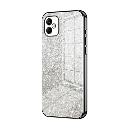 Samsung Galaxy A05 Luxury Glitter Gradient Powder Electroplated Case with Advanced Protection and Style