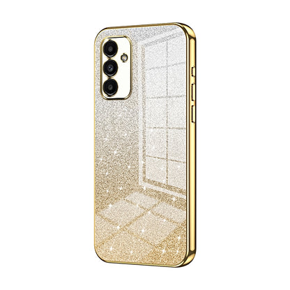Samsung Galaxy A04s Luxury Glitter Gradient Powder Electroplated Case with Advanced Protection and Style