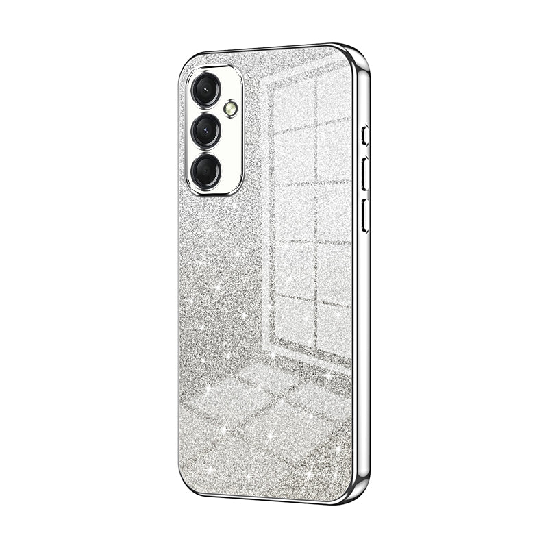 Samsung Galaxy A24 4G Luxury Glitter Gradient Powder Electroplated Case with Advanced Protection and Style