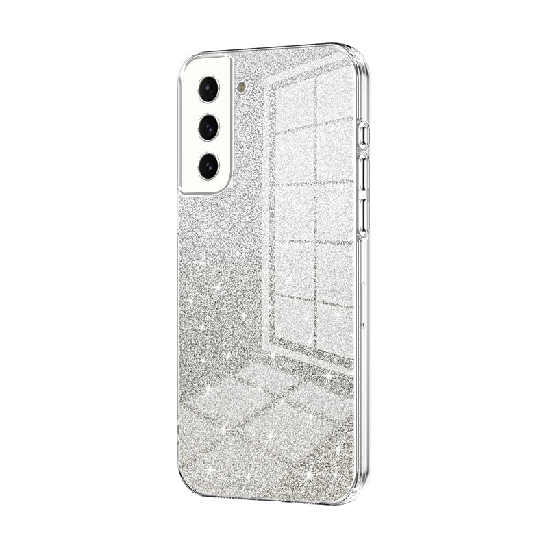 Samsung Galaxy S21 5G Luxury Glitter Gradient Powder Electroplated Case with Advanced Protection and Style