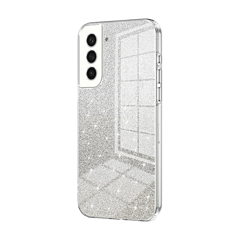 Samsung Galaxy S21 FE 5G Luxury Glitter Gradient Powder Electroplated Case with Advanced Protection and Style