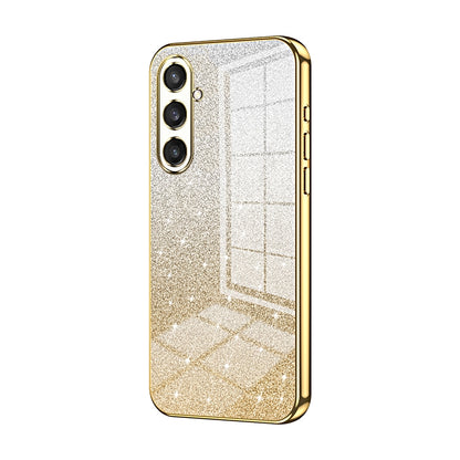Samsung Galaxy S23 FE 5G Luxury Glitter Gradient Powder Electroplated Case with Advanced Protection and Style