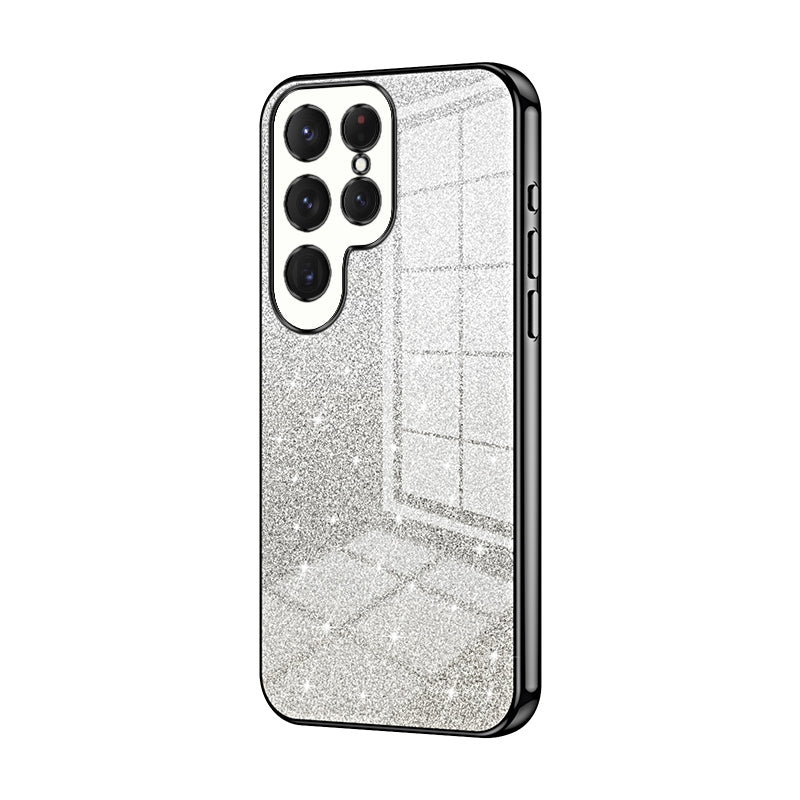 Samsung Galaxy S24 Ultra 5G Luxury Glitter Gradient Powder Electroplated Case with Advanced Protection and Style