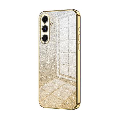Samsung Galaxy C55 Luxury Glitter Gradient Powder Electroplated Case with Advanced Protection and Style
