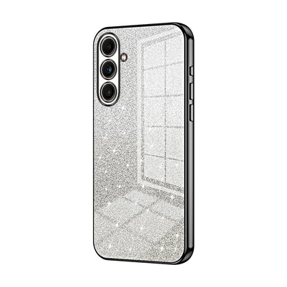 Samsung Galaxy C55 Luxury Glitter Gradient Powder Electroplated Case with Advanced Protection and Style