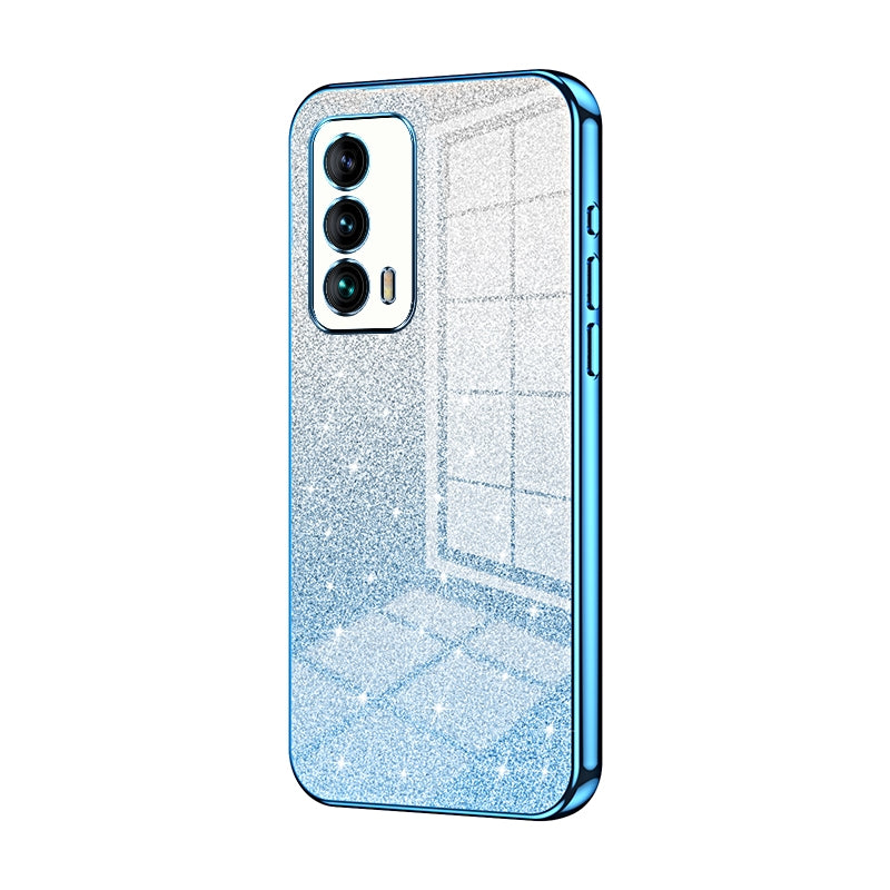 Meizu 18 Luxury Glitter Gradient Powder Electroplated Case with Advanced Protection and Style