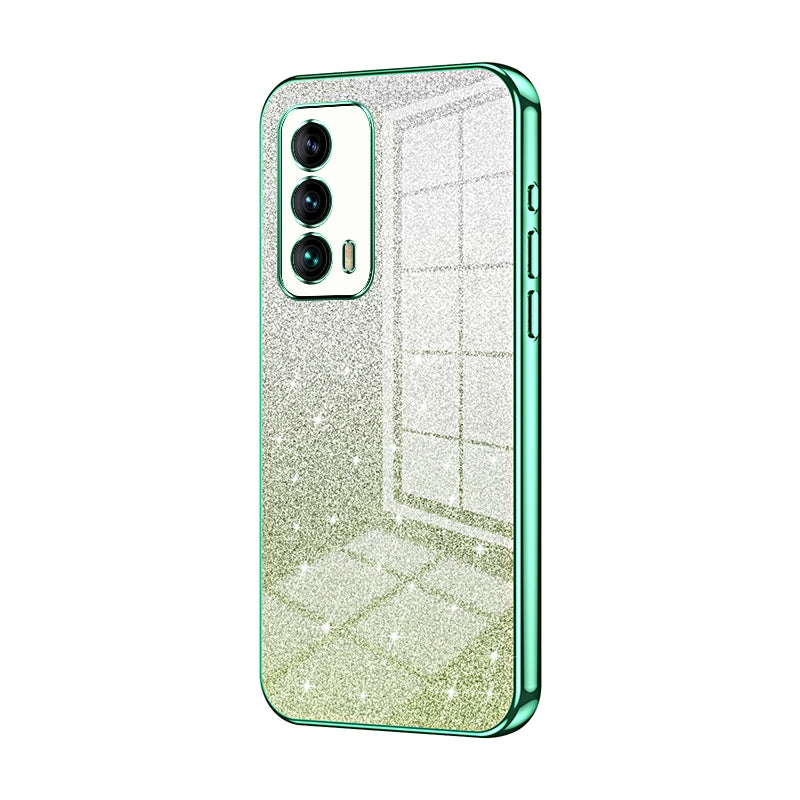 Meizu 18 Luxury Glitter Gradient Powder Electroplated Case with Advanced Protection and Style