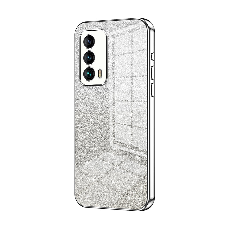Meizu 18s Luxury Glitter Gradient Powder Electroplated Case with Advanced Protection and Style