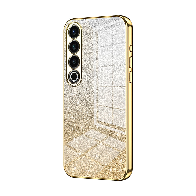 Meizu 20 Pro Luxury Glitter Gradient Powder Electroplated Case with Advanced Protection and Style