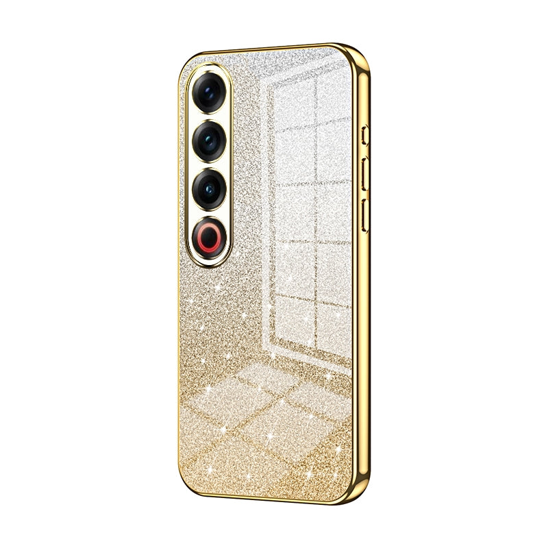 Meizu 21 Pro Luxury Glitter Gradient Powder Electroplated Case with Advanced Protection and Style